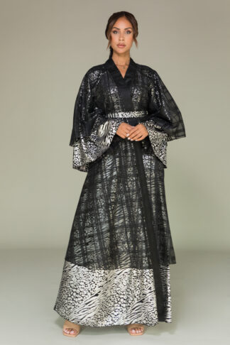 abaya leopard print