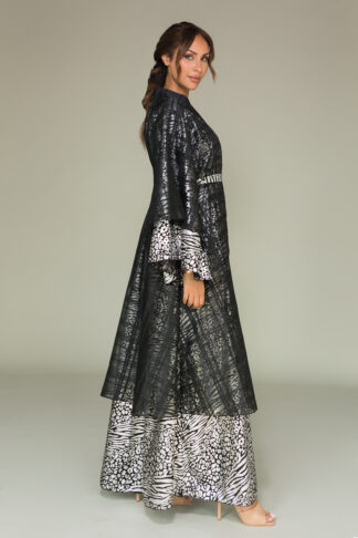 abaya leopard print