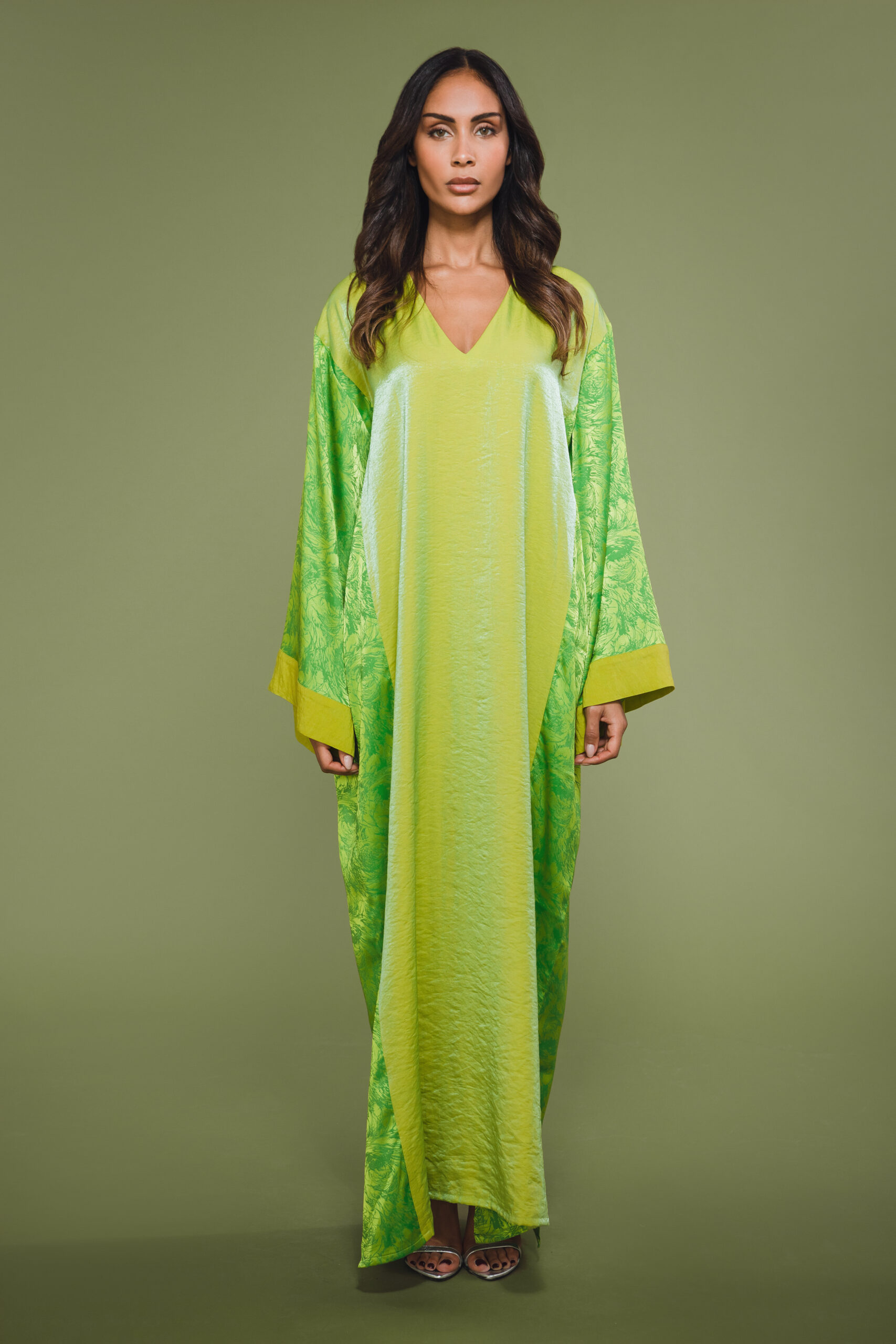 JELLABIYA LIME GREEN-GREEN