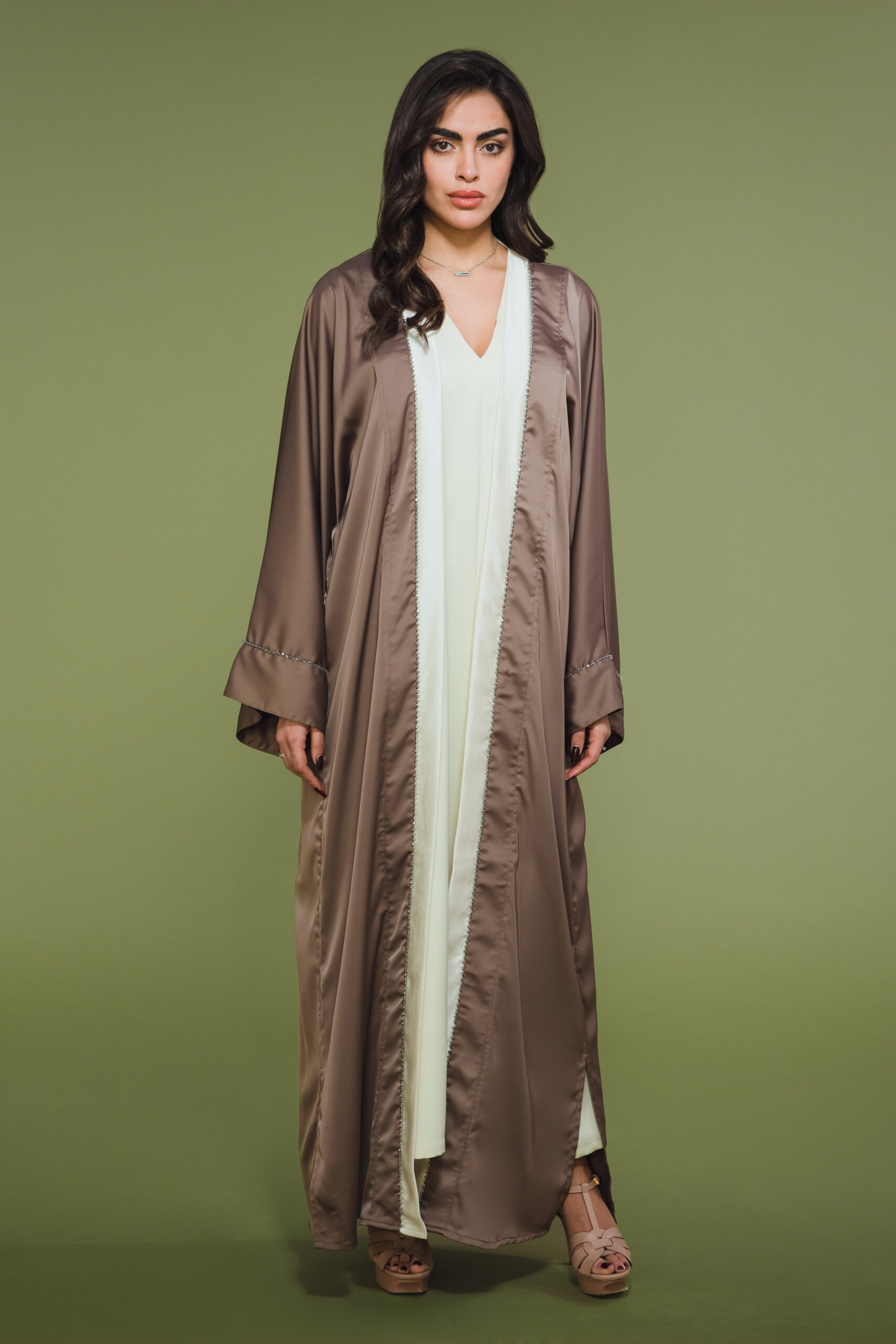 ABAYA PURE LIGHT BROWN