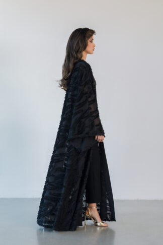 ABAYA BLACK FEATHER