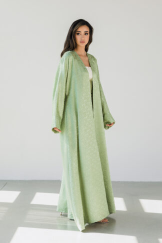 ABAYA ARABESQUE PISTACHE
