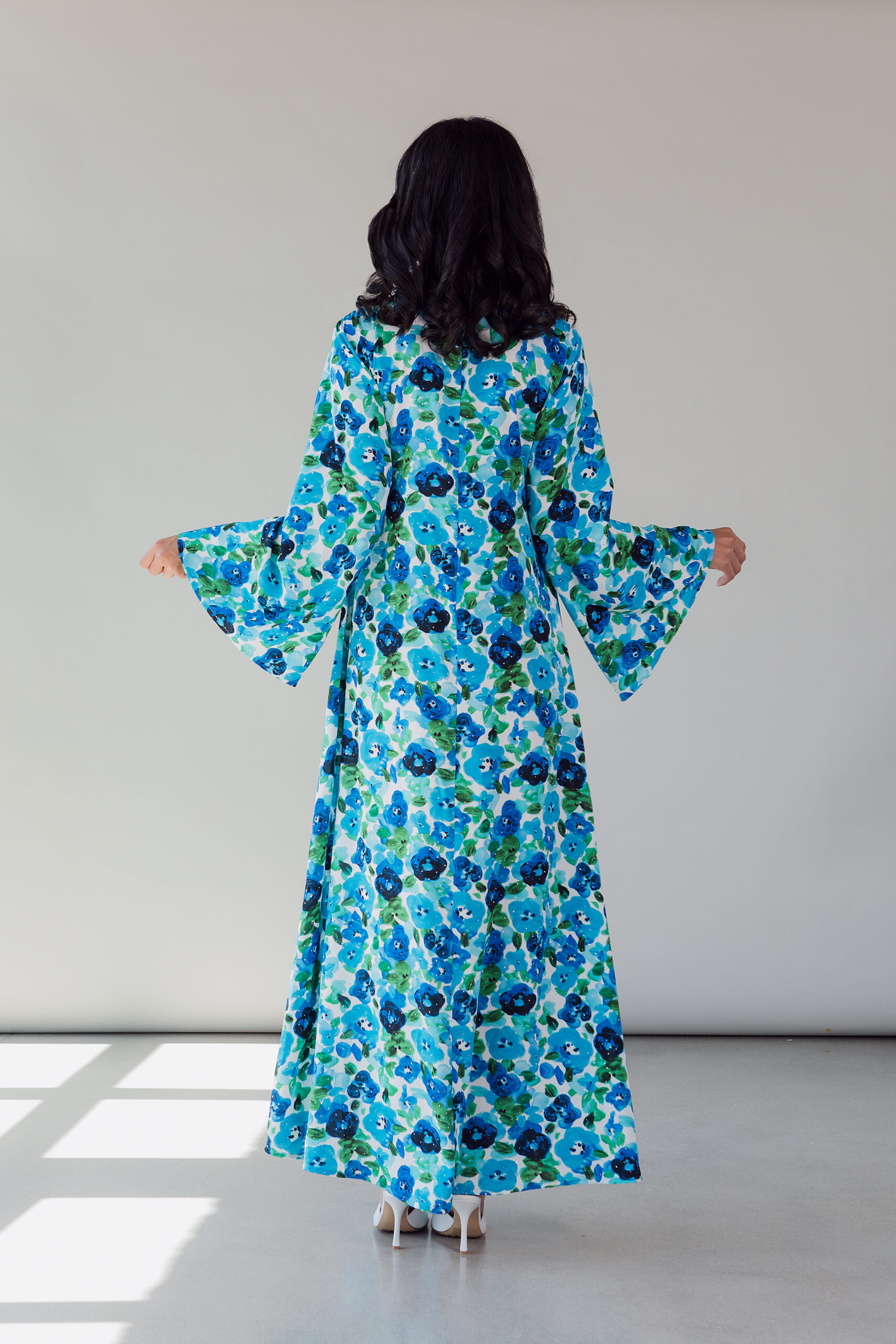 ABAYA DRESS BABY BLEU – Image 4