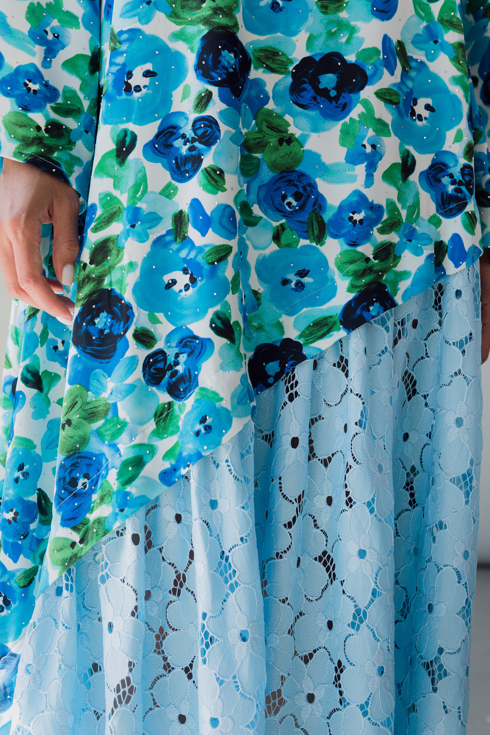 ABAYA DRESS BABY BLEU – Image 5