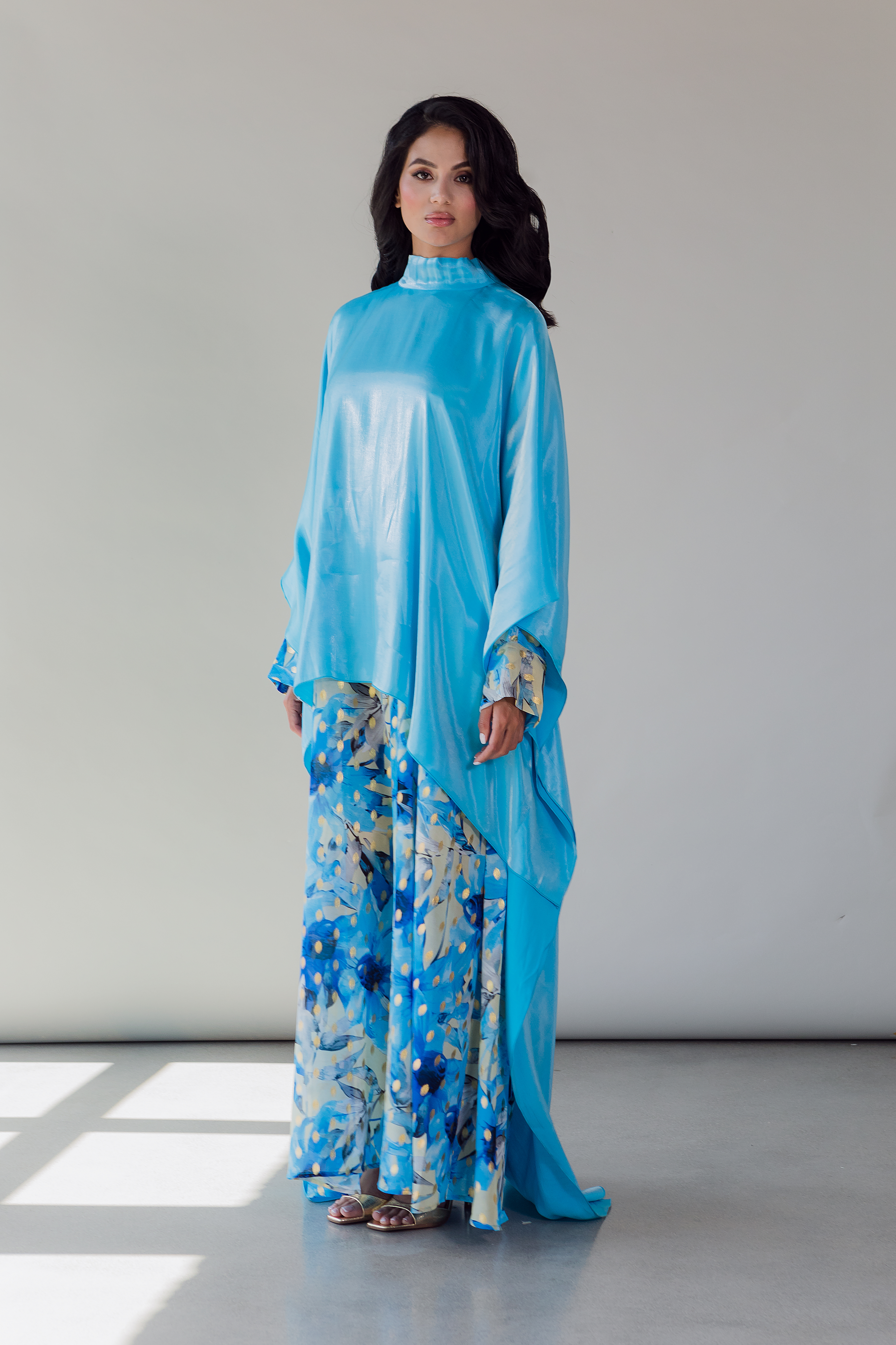 ABAYA FARASHA BABY BLEU