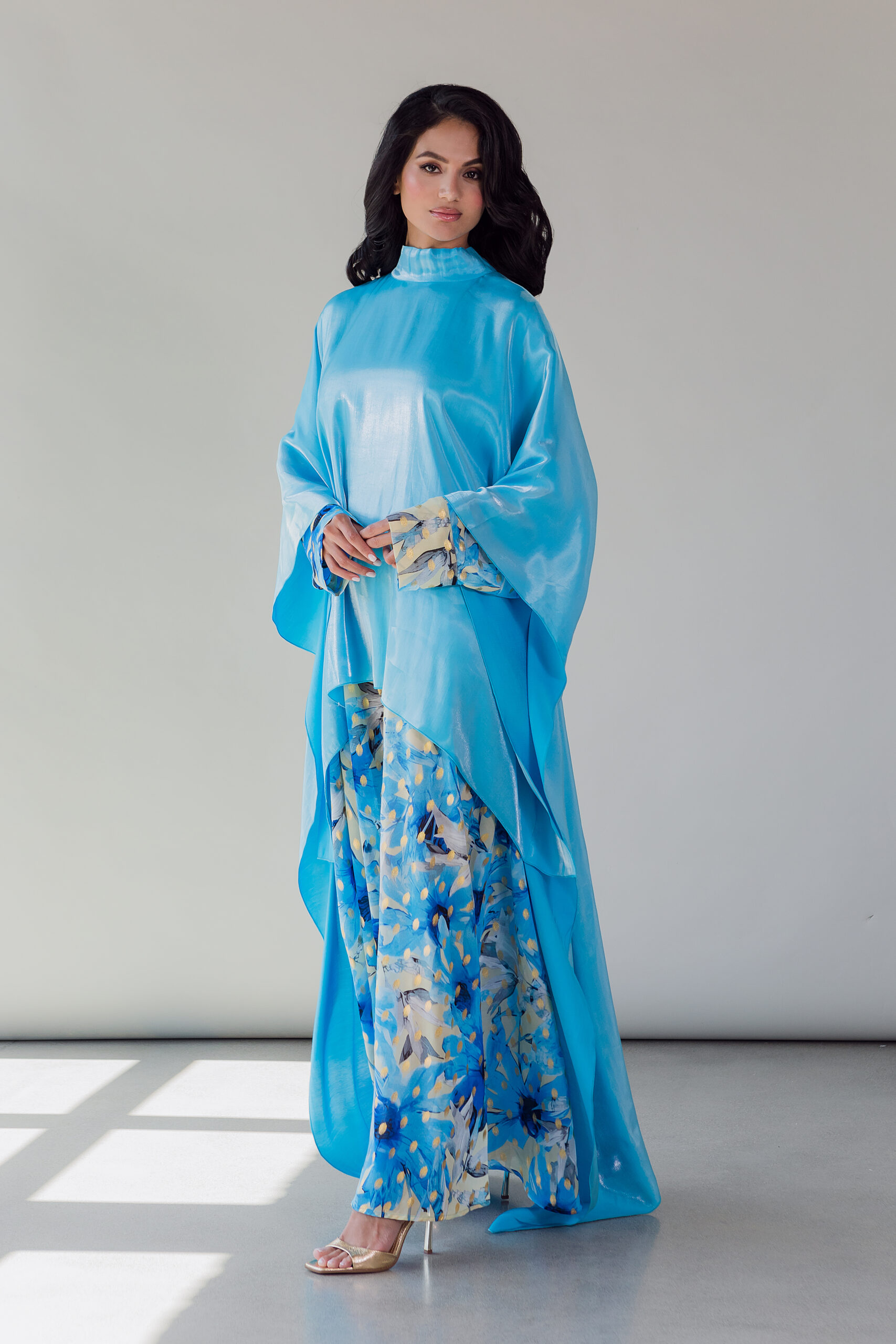 ABAYA FARASHA BABY BLEU – Image 3