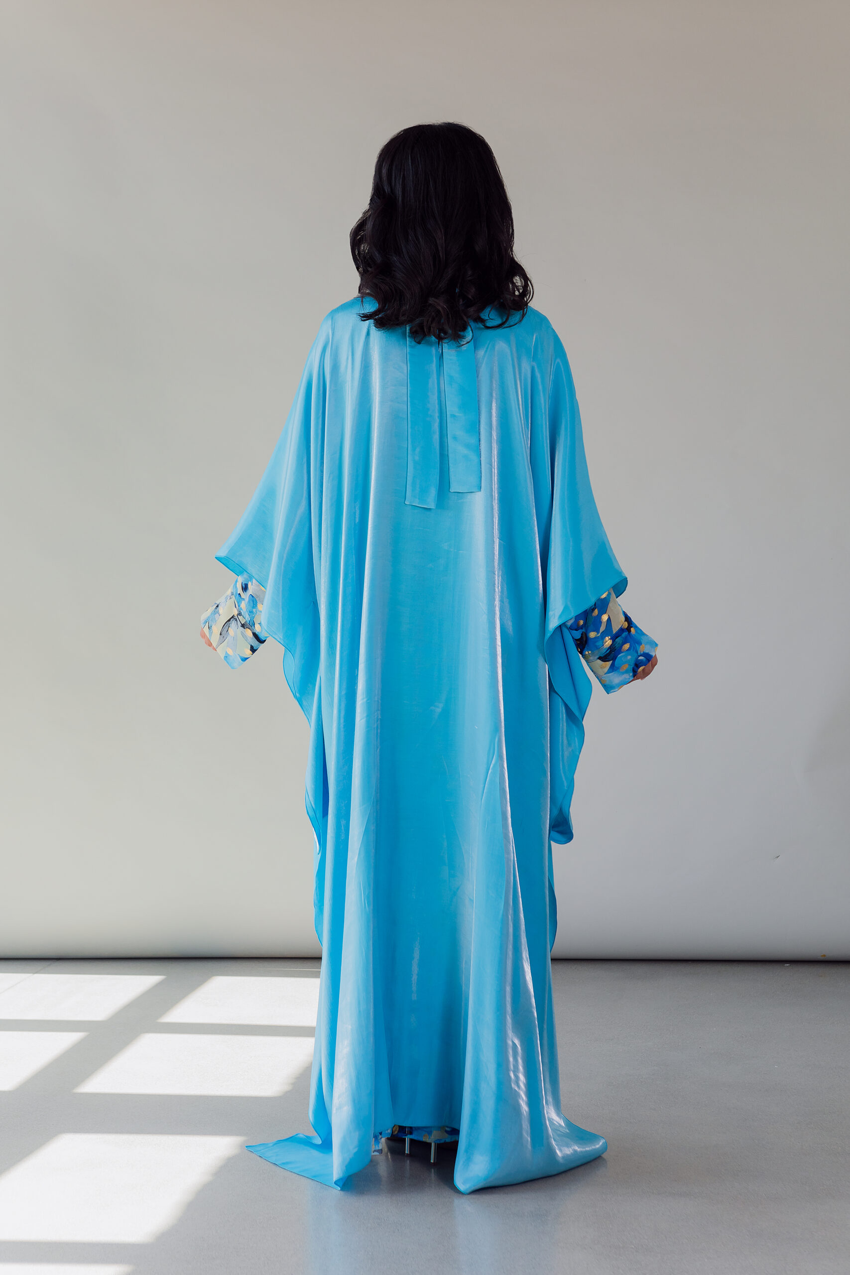 ABAYA FARASHA BABY BLEU – Image 5