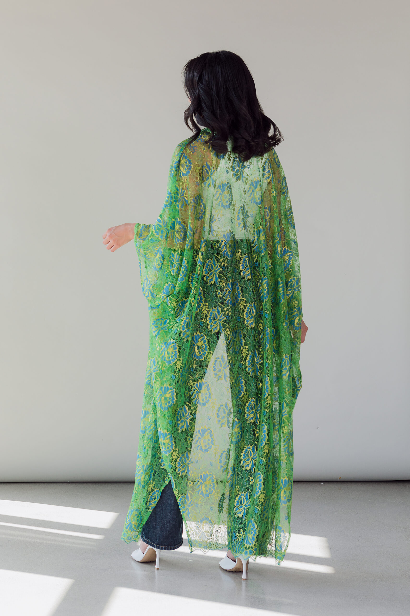 ABAYA SUMMER DENTELLE FLEURS – Image 4