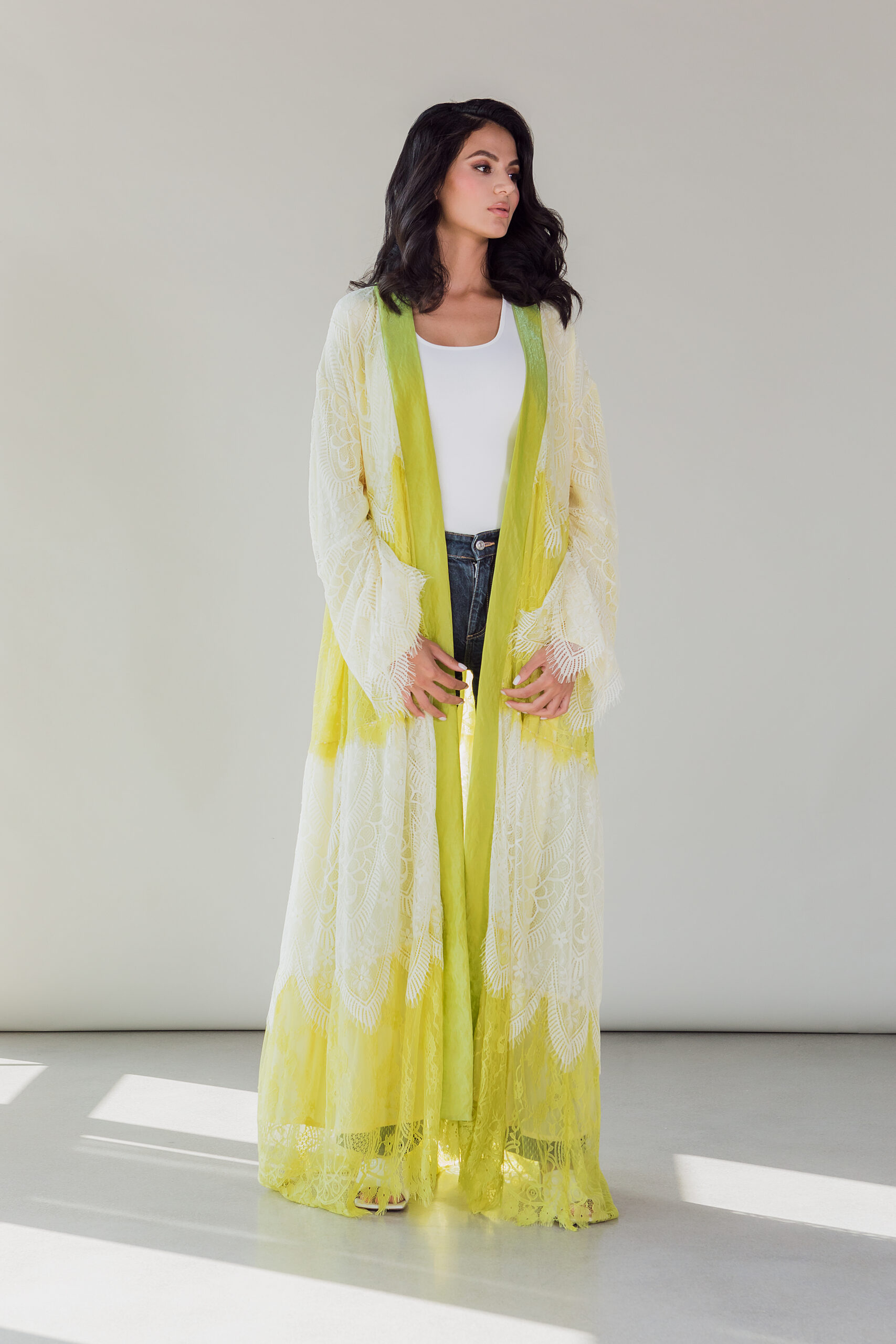ABAYA EN SOIE