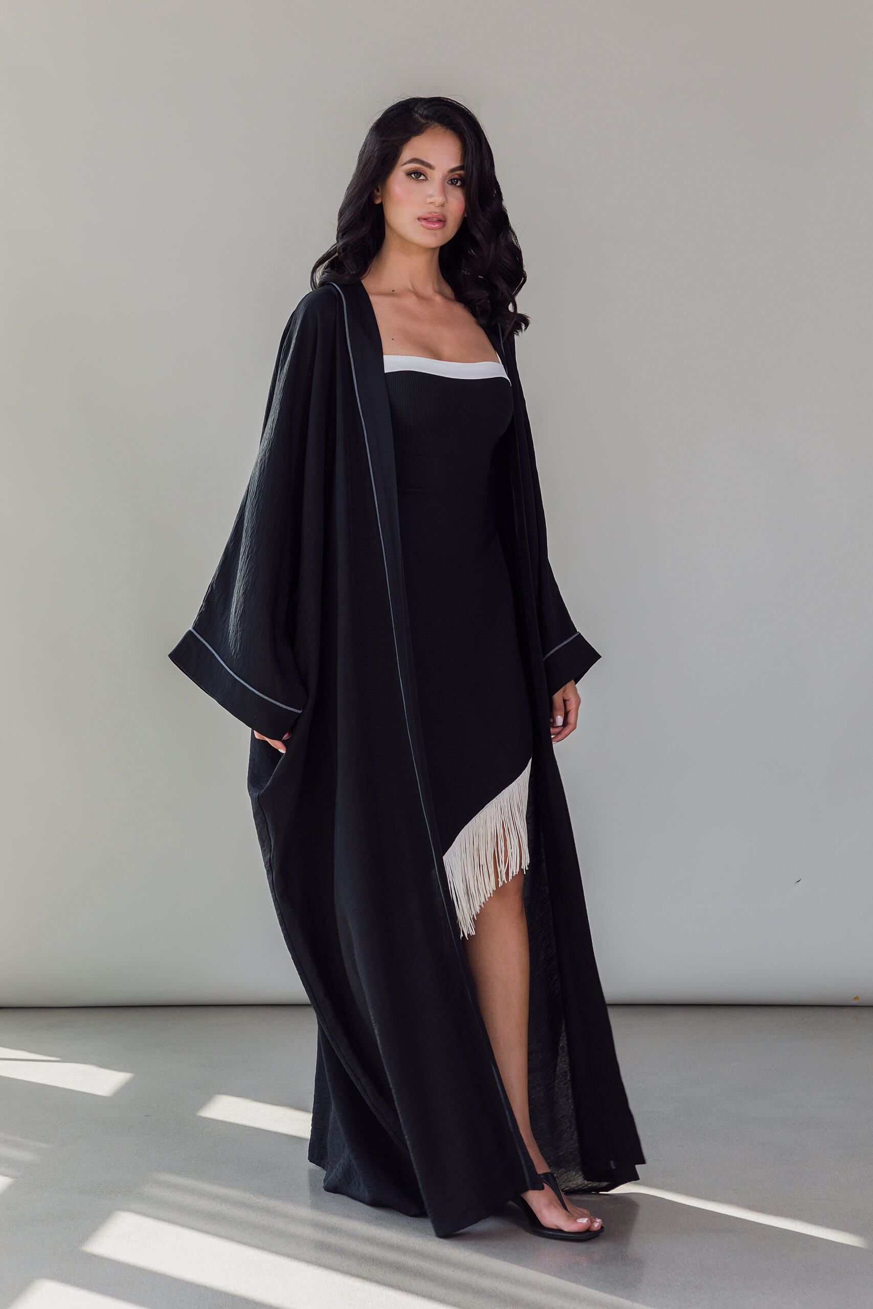 ABAYA FRINGE BEACHWEAR CAPRI