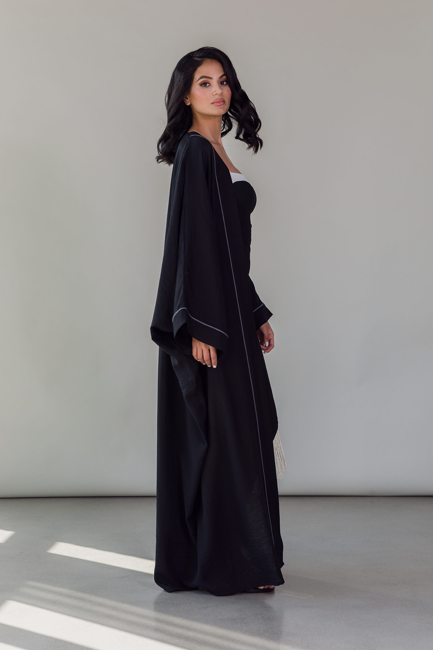 ABAYA FRINGE BEACHWEAR CAPRI