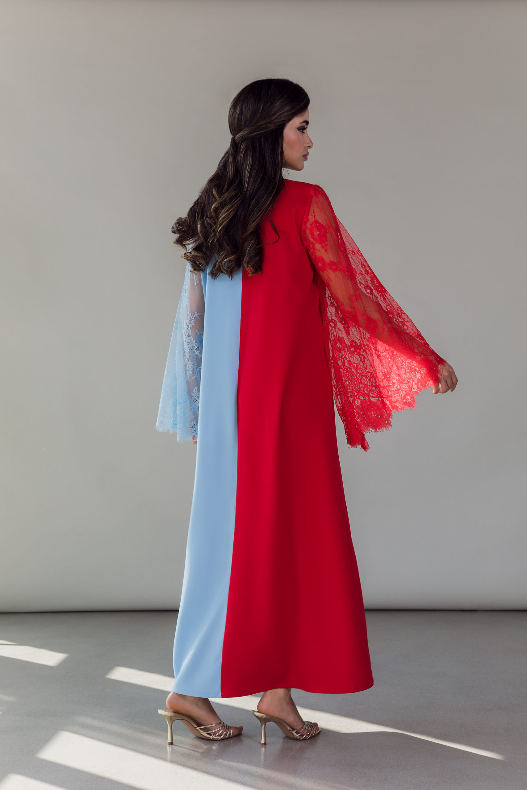 LADY IN RED BABY BLUE