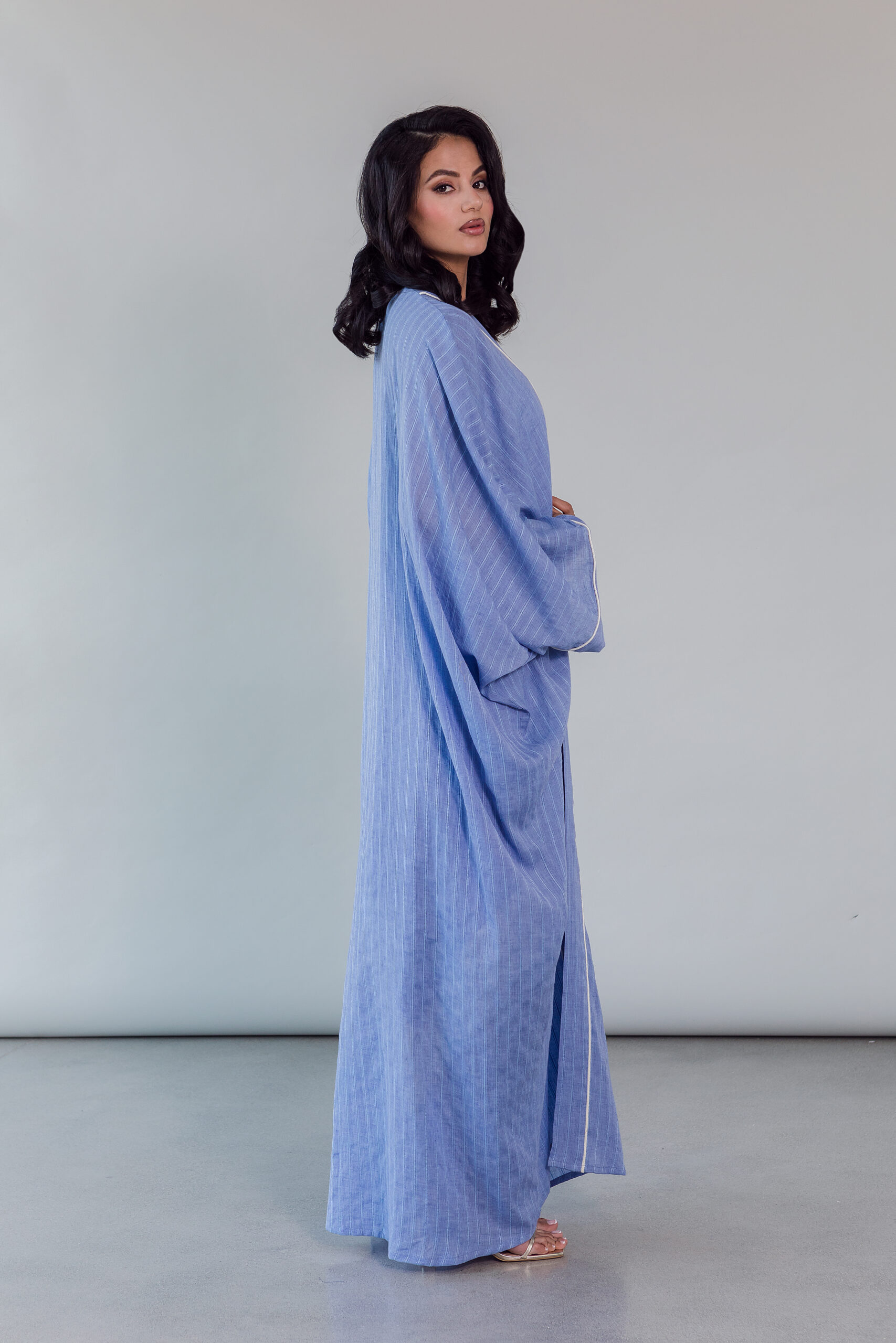ABAYA FRINGE COTON – Image 3