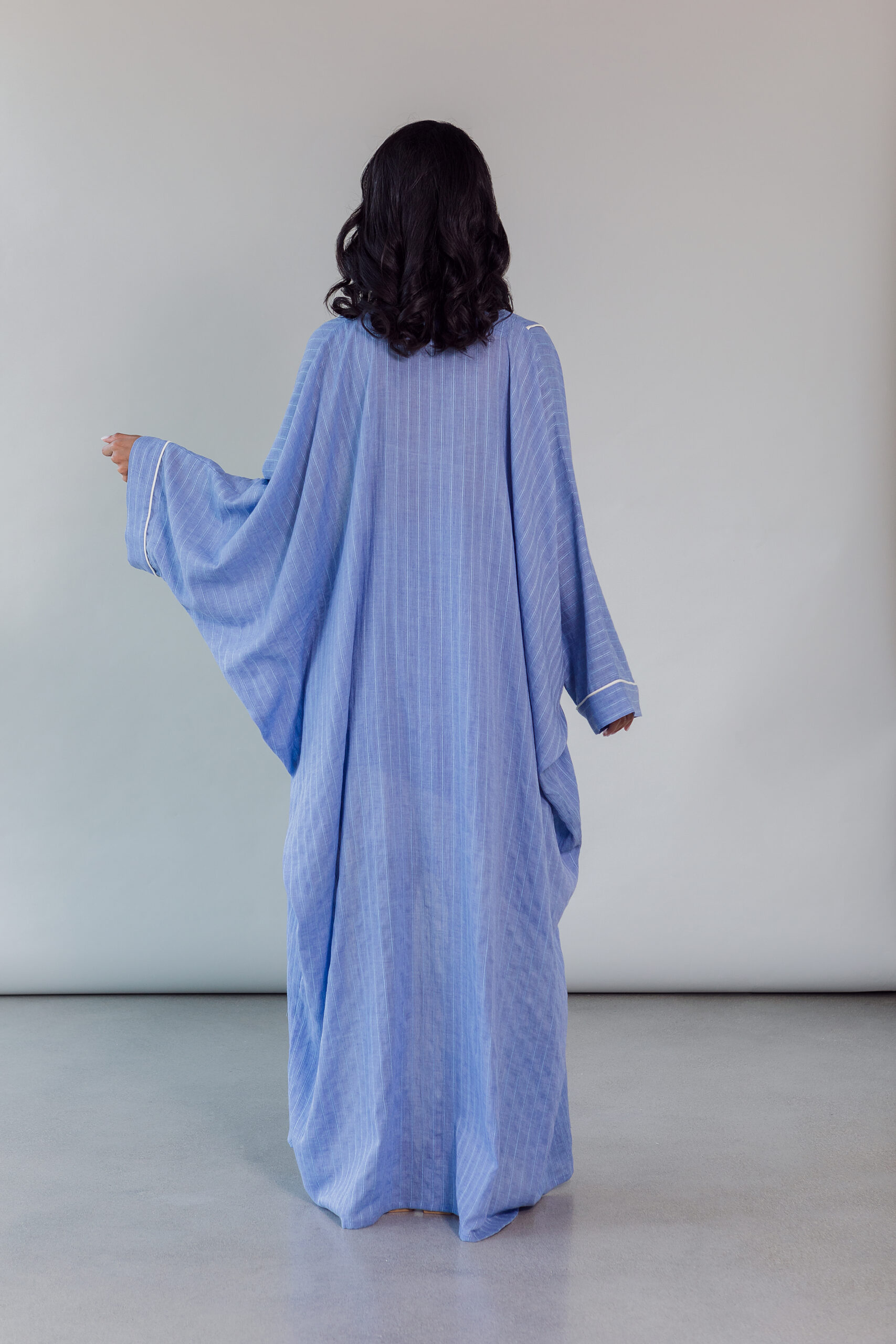 ABAYA FRINGE COTON – Image 4