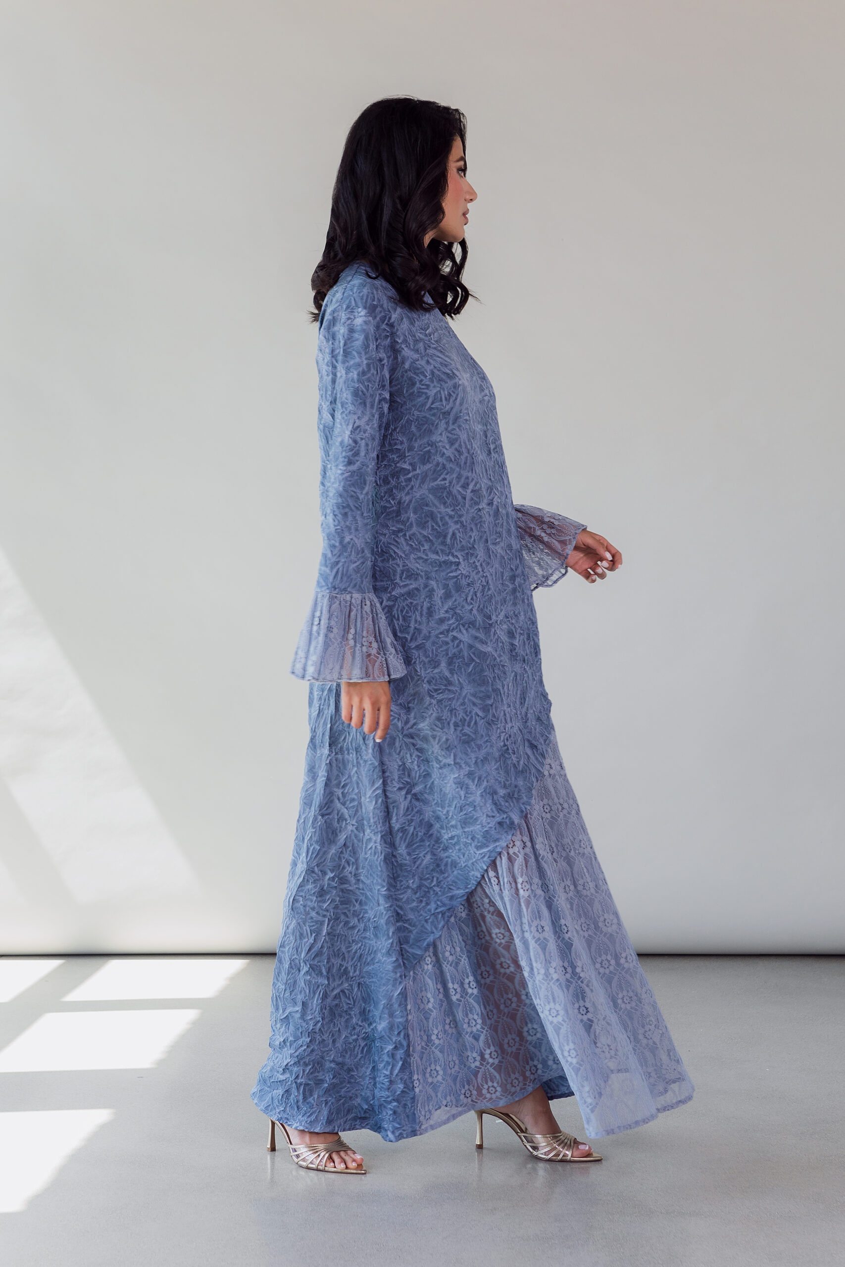 ABAYA DRESS BLEU VINTAGE – Image 4