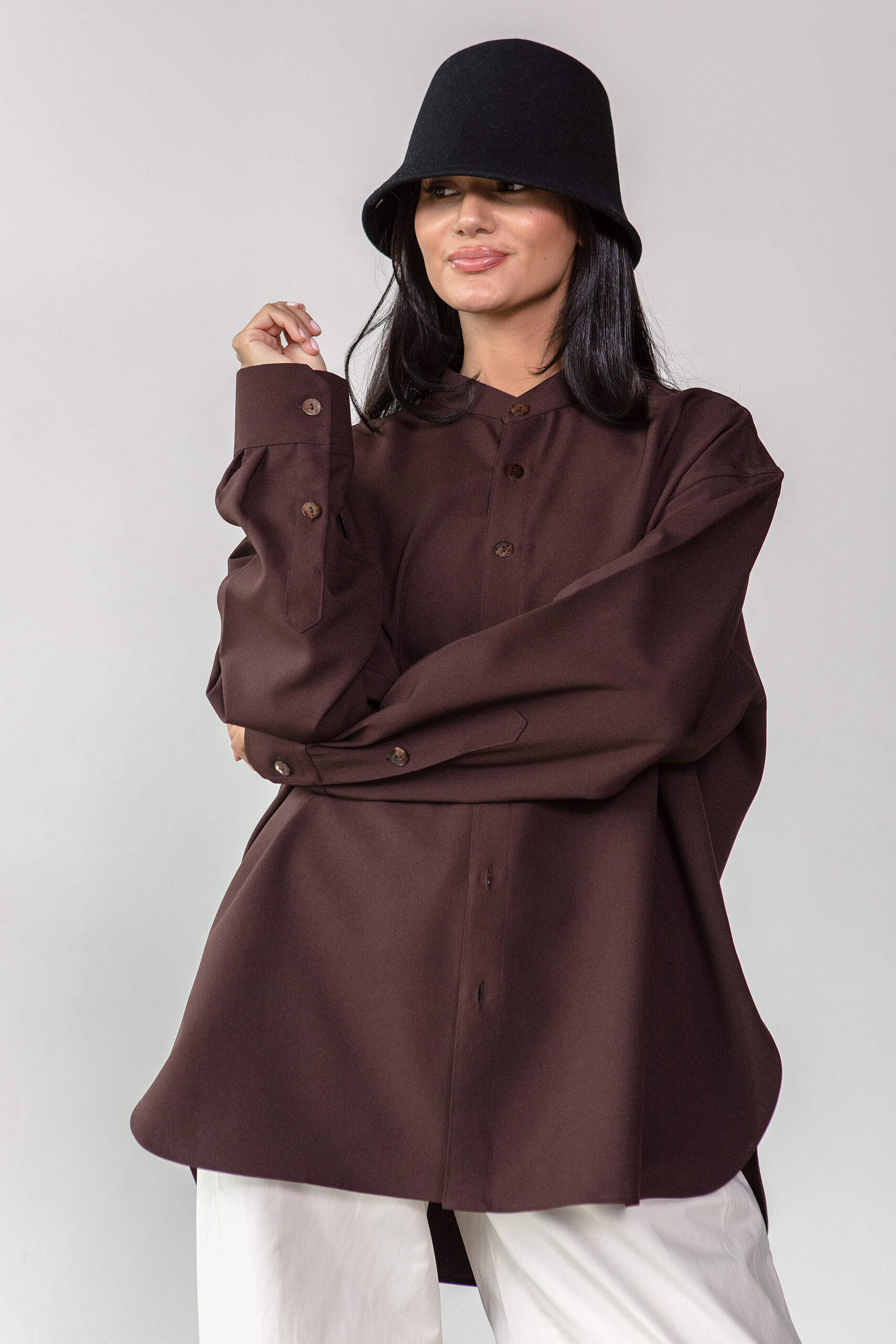 CHEMISE BROWN – Image 4