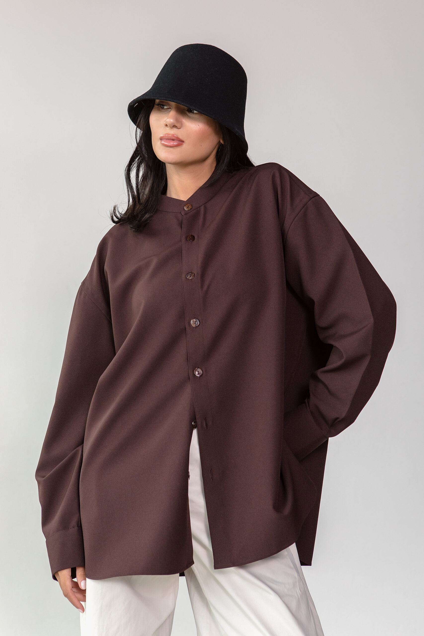 CHEMISE BROWN