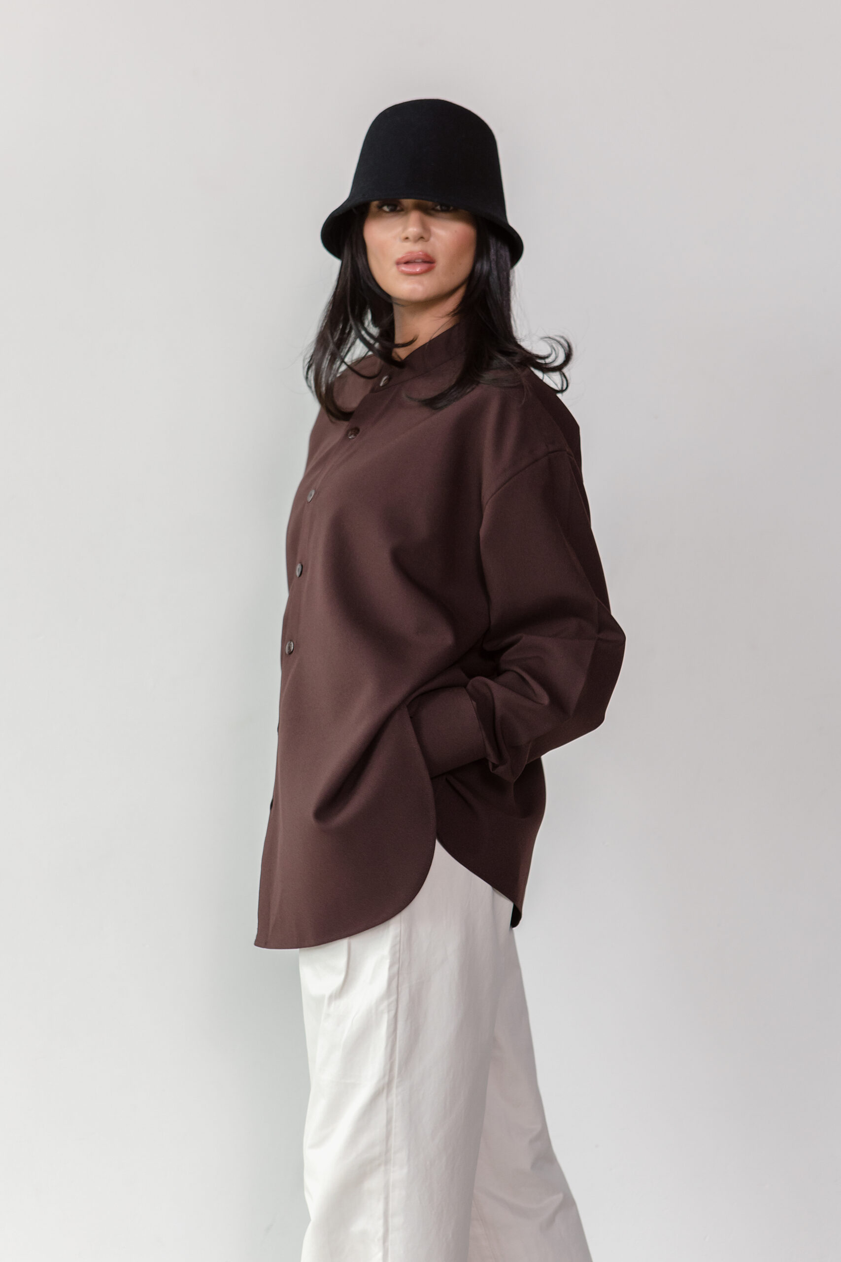CHEMISE BROWN